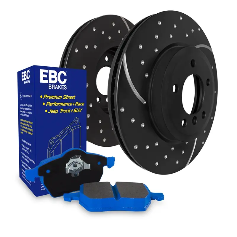 Ebc S6Kr1233 Brake Kit – Bluestuff Pads + Gd Grooved Rotors For Balanced Stopping Power 1