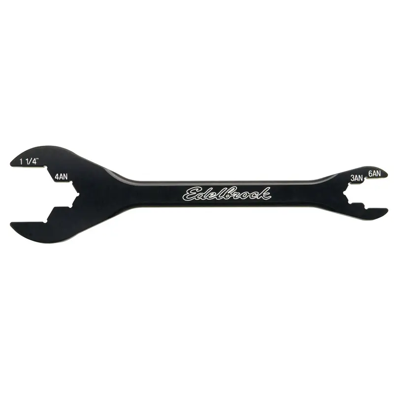 Edelbrock 76504 Edelbrock Bottle Nut Combo Wrench Featuring 3An, 4An, 6An & 1-1/4" 1