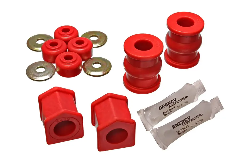 Energy Suspension 5.5142R Red Polyurethane Front Sway Bar Bushings (15/16" Diameter) 1