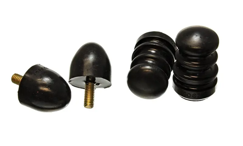 Energy Suspension 5.6102G Front Lower Bump Stop Kit – Black Polyurethane, 2 Per Set 2
