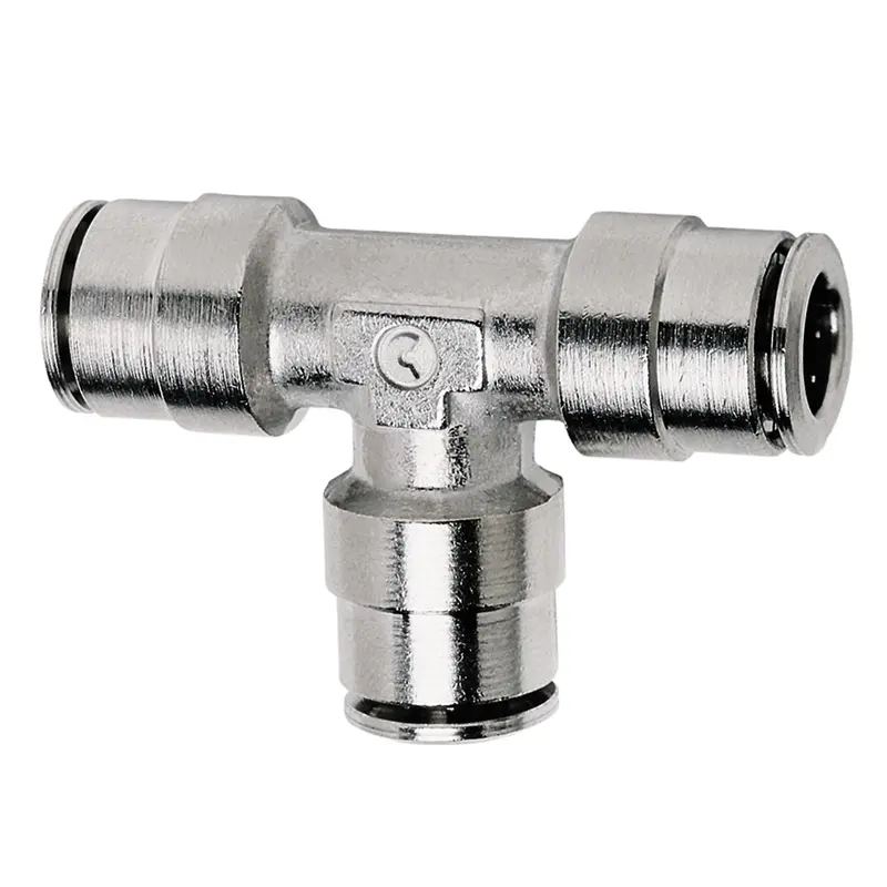 Firestone Ride-Rite 3105 Air Line Union Tee Fitting – 3/8" Push-Lock Type, Pack Of 25 1
