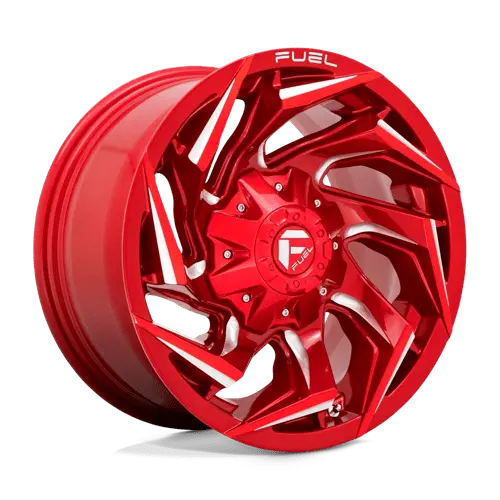 Fuel D754 Alloy Wheel – 17X9", 6X135 Bolt Pattern, Gloss Red-Machined Finish, +1 Offset 1