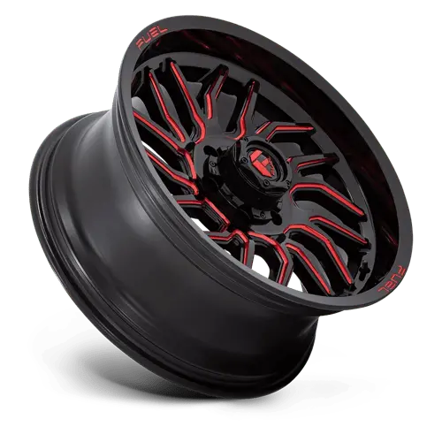 Fuel D808 Alloy Wheel – 20X9", 6X135 Bolt Pattern, Gloss Black-Machined Finish, +1Mm Offset 2