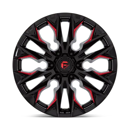 Fuel D823 20X9 Inch Off-Road Wheel – 6X5.5 Bolt Pattern, Gloss Black With Red Mill Machining 1