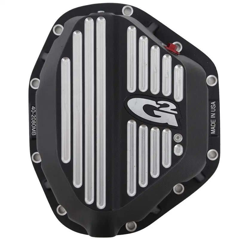 G2 Axle And Gear 40-2080Mb Dana 80 Aluminum Differential Cover Ball Milled Black Finish G2 Axle And Gear 1