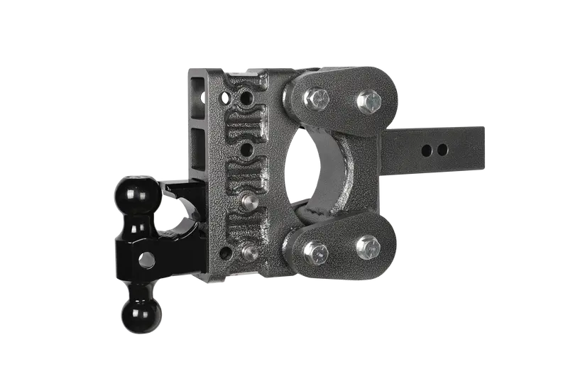 Gen-Y Hitch Gh-1124 The Boss Torsion-Flex 2.5" Shank 5" Drop 1.7K Tw 16K Hitch Dual-Ball Pintle Lock 1