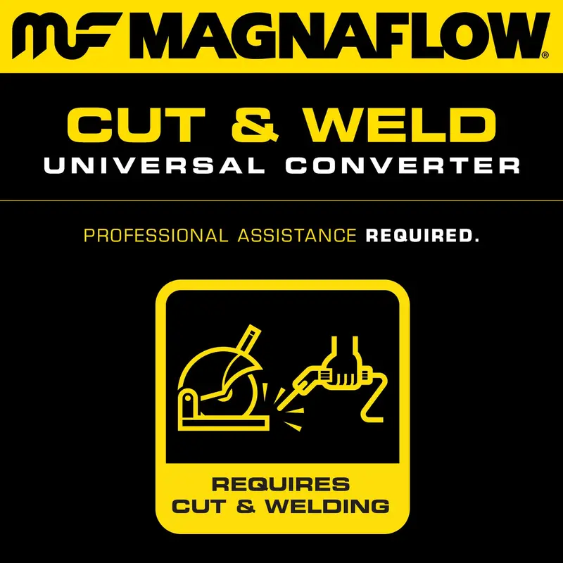 Magnaflow 54959 Universal Catalytic Converter – 3.00-Inch Inlet/Outlet, Standard Grade 2