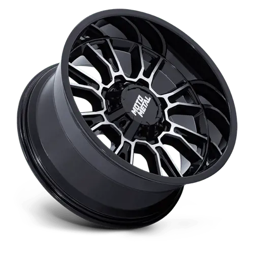 Moto Metal Mo810 18X9 Inch Black Machined Wheel – 8X180 Bolt Pattern, +1Mm Offset 2