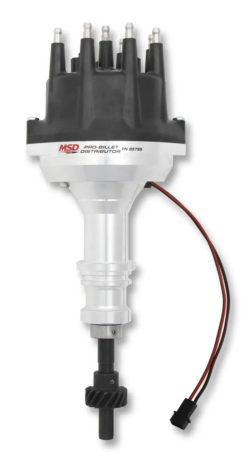 Msd 85795 Pro-Billet Distributor – Black Cap, Small-Diameter Design For Ford 302 Engines 1