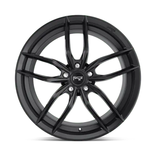 Niche M203 22X9 Inch Alloy Wheel – 5X112 Bolt Pattern, Matte Black Finish, +38Mm Offset 1