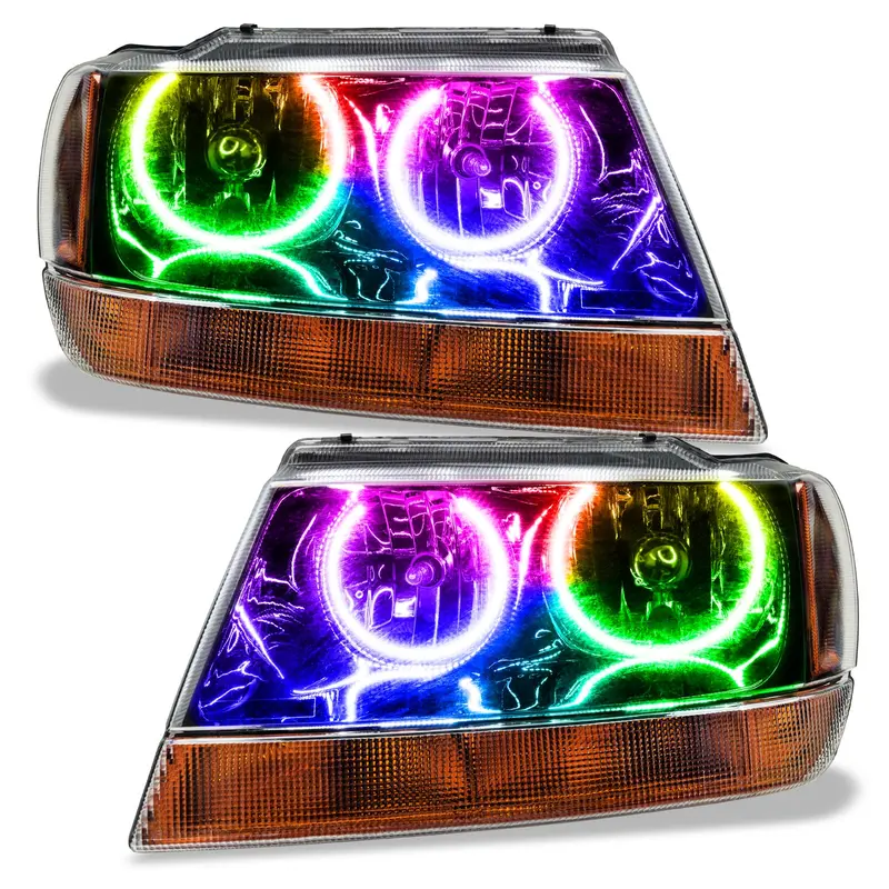 Oracle Lighting 7167-330 Smd Pre-Assembled Headlights, Black Bezel, Colorshift 1