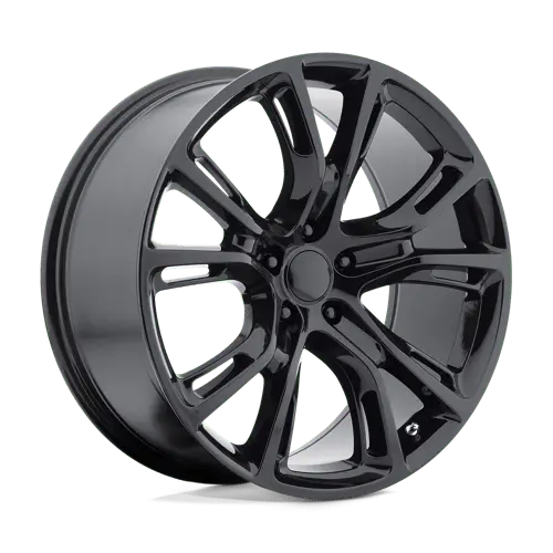 Performance Replicas Pr137 18X8 Inch Alloy Wheel – 5X110 Bolt Pattern, Gloss Black 1
