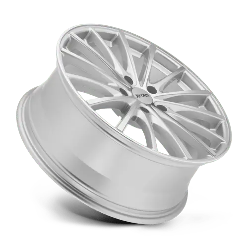 Petrol Pep3A 18X8 Inch Alloy Wheel – 5X4.25 Bolt Pattern, Silver Machined Face, +40Mm Offset 1