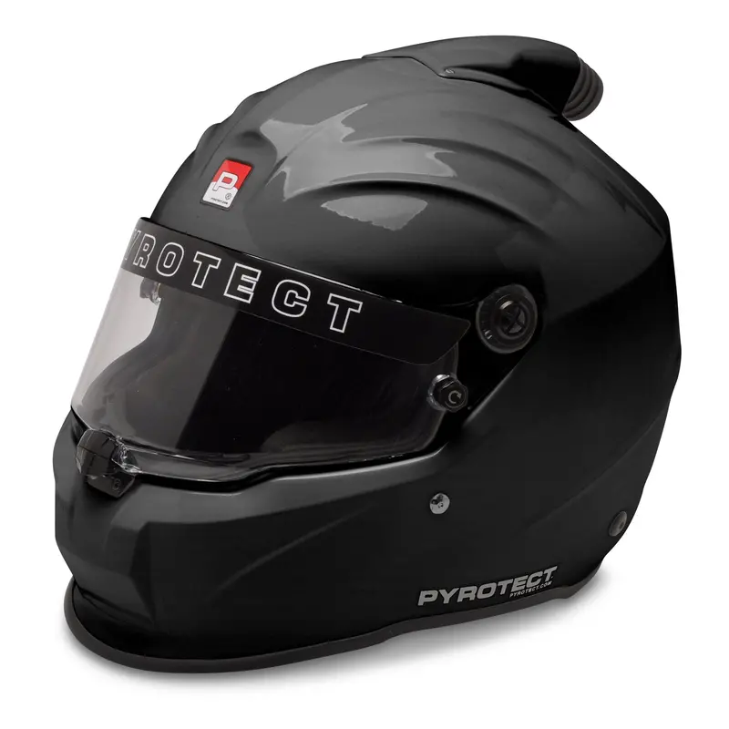Pyrotect Pro X-Large Helmet – Gloss Black, Sa2020 Certified, Top-Vent Airflow Design 1