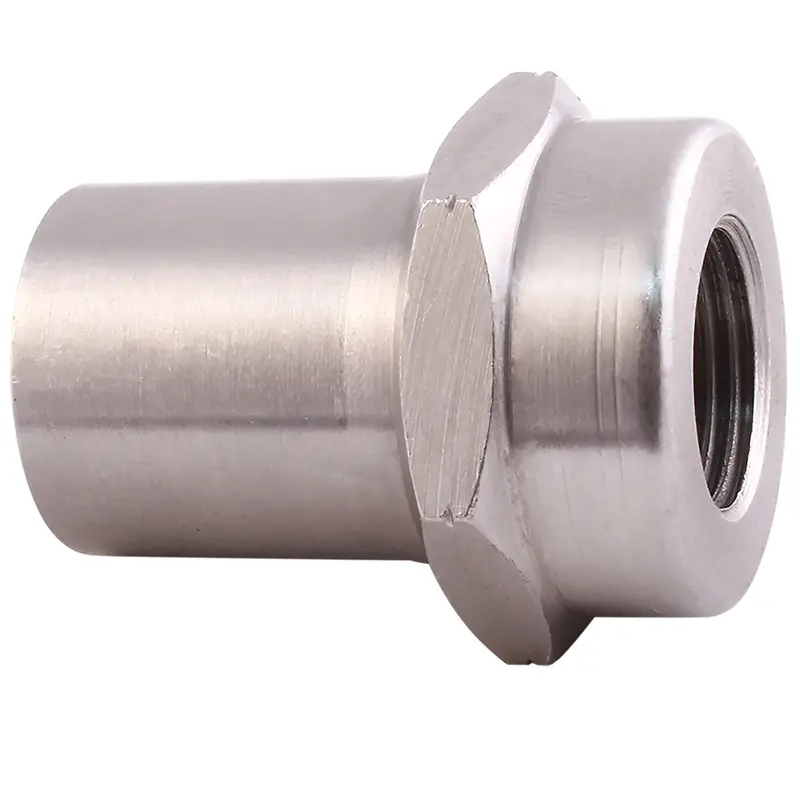 Qa1 1845-103 Alloy Tube Adapter – 1" Od, Female-Locking, 1/2"-20 Thread, 0.058" Wall 1