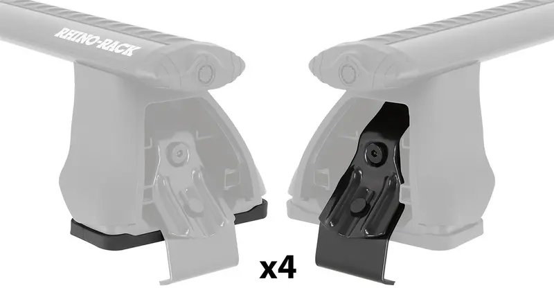 Rhino-Rack Dk075 Fit Kit For 2500 Series Roof Rack – Includes 4 Pads & 4 Clamps 1