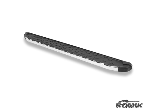 Romik 51729418 Polished Running Boards For 2022–Present Toyota Tundra Double Cab 1