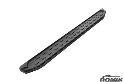Romik Rec-B Anodized Black Running Boards For 2011–Present Mitsubishi Outlander Sport Suv 1