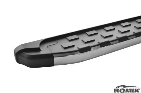 Romik Rec-P Polished Stainless Steel Running Boards For 2013–Present Nissan Pathfinder Suvs 2