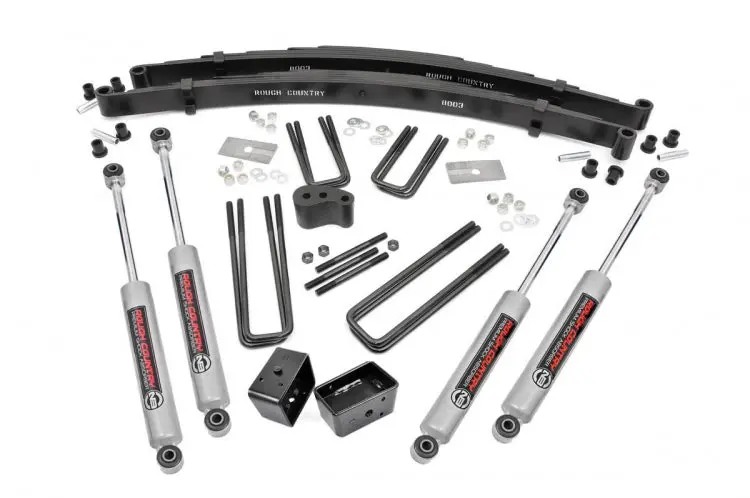 Rough Country 4-Inch Lift Kit – Dana 44-Compatible For Classic Dodge Trucks 1