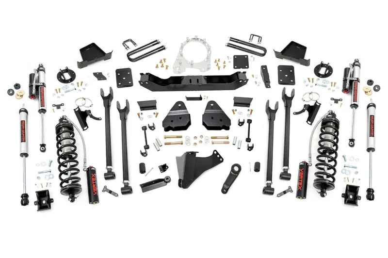 Rough Country 6-Inch 4-Link Lift Kit For 2017–2022 Ford Super Duty Trucks 1