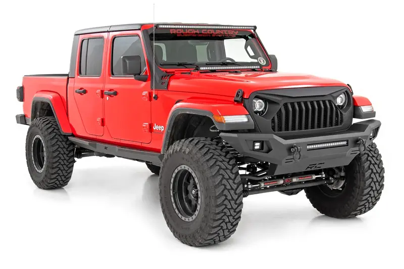 Rough Country Front Bumper Skid Plate For 2020–2022 Jeep Gladiator Jt & 2018–2022 Wrangler Jl 1