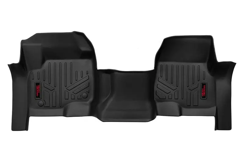 Rough Country Heavy-Duty Floor Mats – Front Bench Fitment For 2017–2020 Ford Super Duty 1