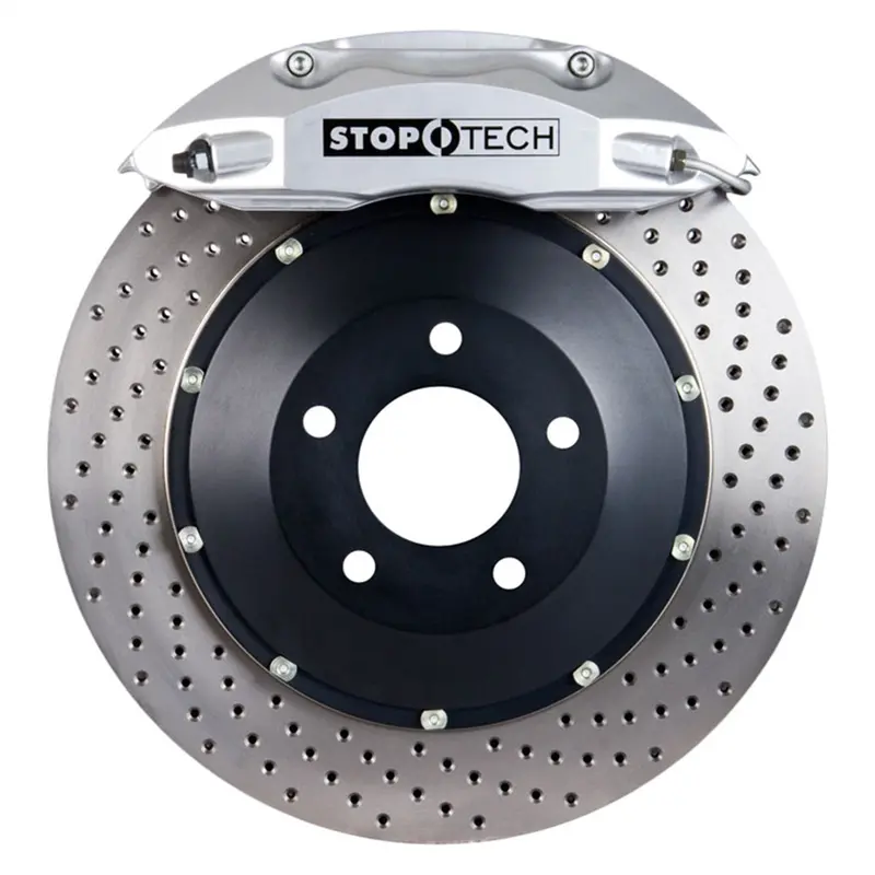 Stoptech 83.841.4300.62 Big Brake Kit – Front, Two-Piece Slotted Rotors 1