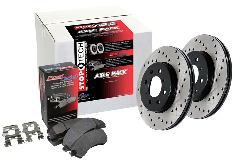 Stoptech Street Front Brake Kit – Drilled Rotors Only 1