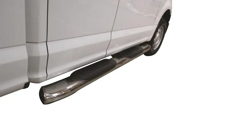 Trailfx A8230S 6" Oval Bent Stainless Steel Rocker Panel Mount 1