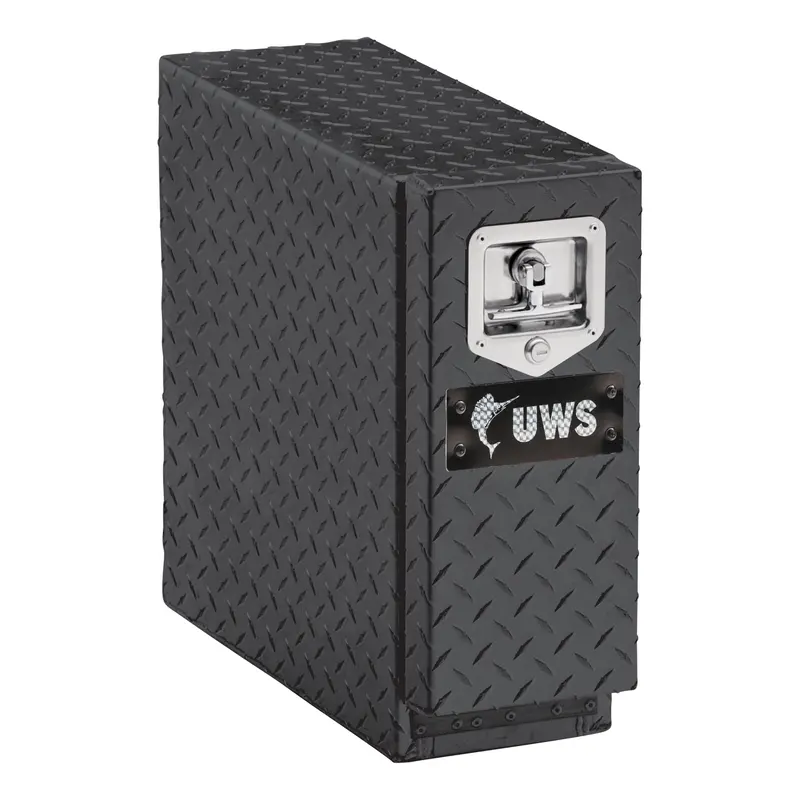 Uws Ec20032 Heavy-Duty Aluminum Drawer Toolbox – 18-Inch Gloss Black Truck Storage Unit 1