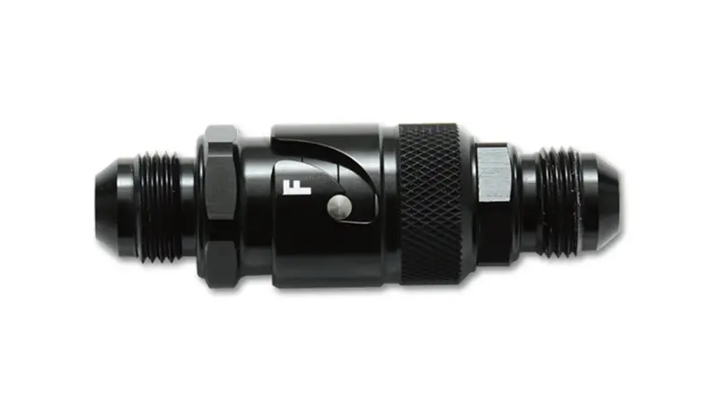 Vibrant Performance 20804 -4An Quick-Release Fitting – Anodized Black 6061 Aluminum With Viton Seal 1