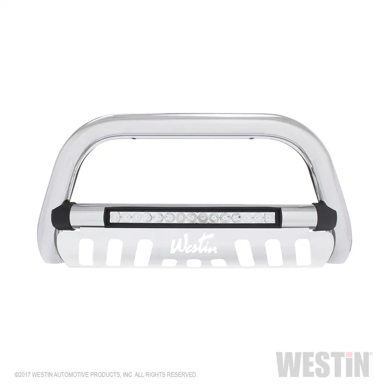 Westin Ultimate Led Bull Bar – Stainless Steel With Integrated Lighting 1