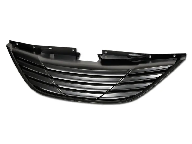 Armordillo Usa Horizontal Front Grille — Matte Black, Fits 2010–2014 Hyundai Sonata 1