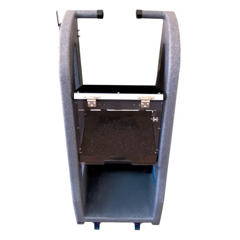 Autometer Es-11 Deluxe Equipment Stand — Includes Front Casters And Storage Compartment 1