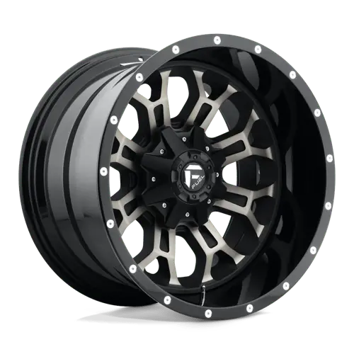 Fuel D561 18X9 Inch Alloy Wheel — 5X4.5/5.0 Dual-Bolt Pattern, Gloss Machined Face, -12Mm Offset 1