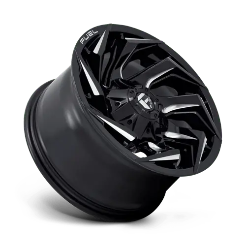 Fuel D753 15X8 Inch Alloy Wheel — 5X5.5 Bolt Pattern, Gloss Black With Machined Face, -18Mm Offset 1